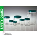 Straight Sided Rounds, Various Closures, Safety Coated | Quasar Instruments